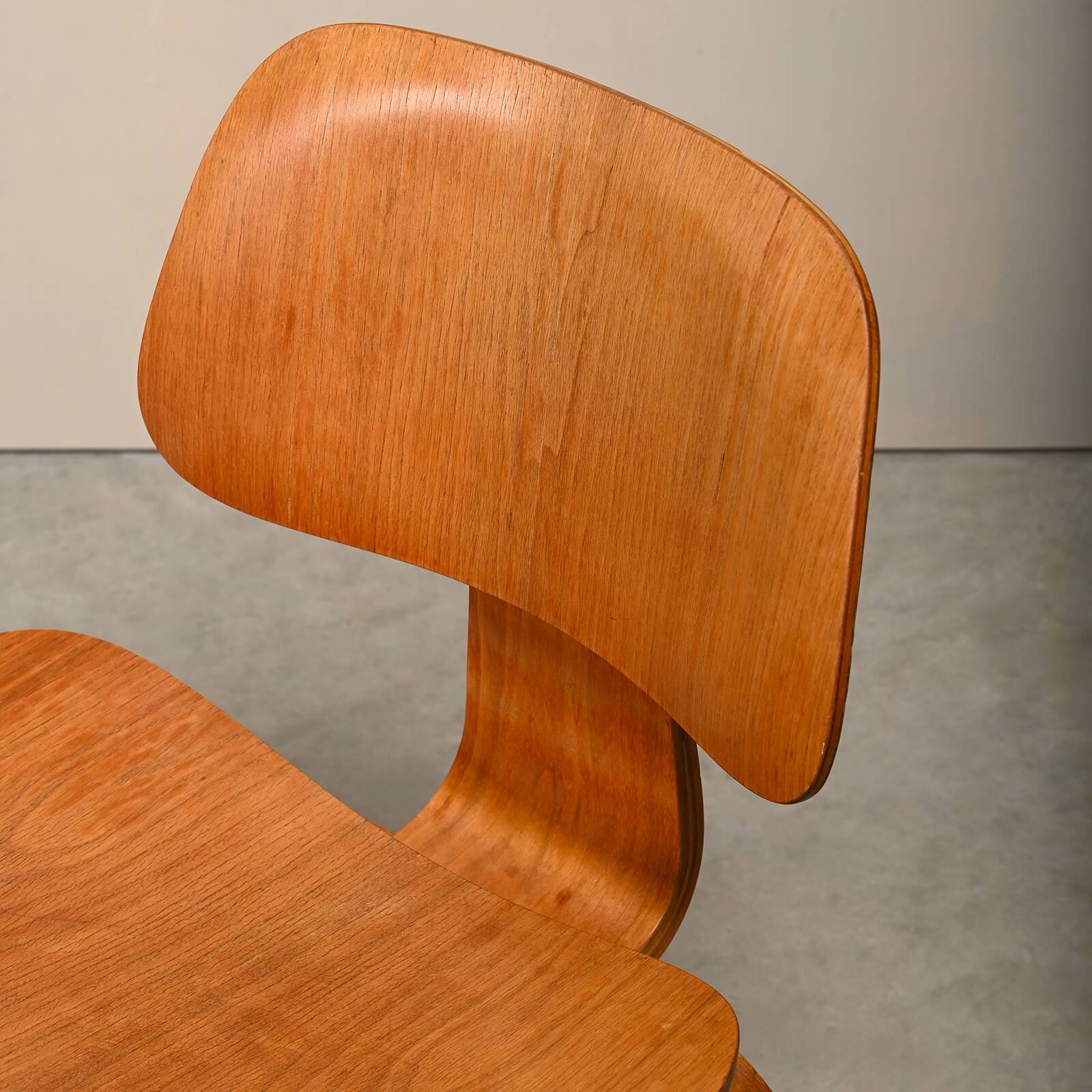 Charles and Ray Eames Early DCW Walnut Plywood Dining Chairs Herman Miller
