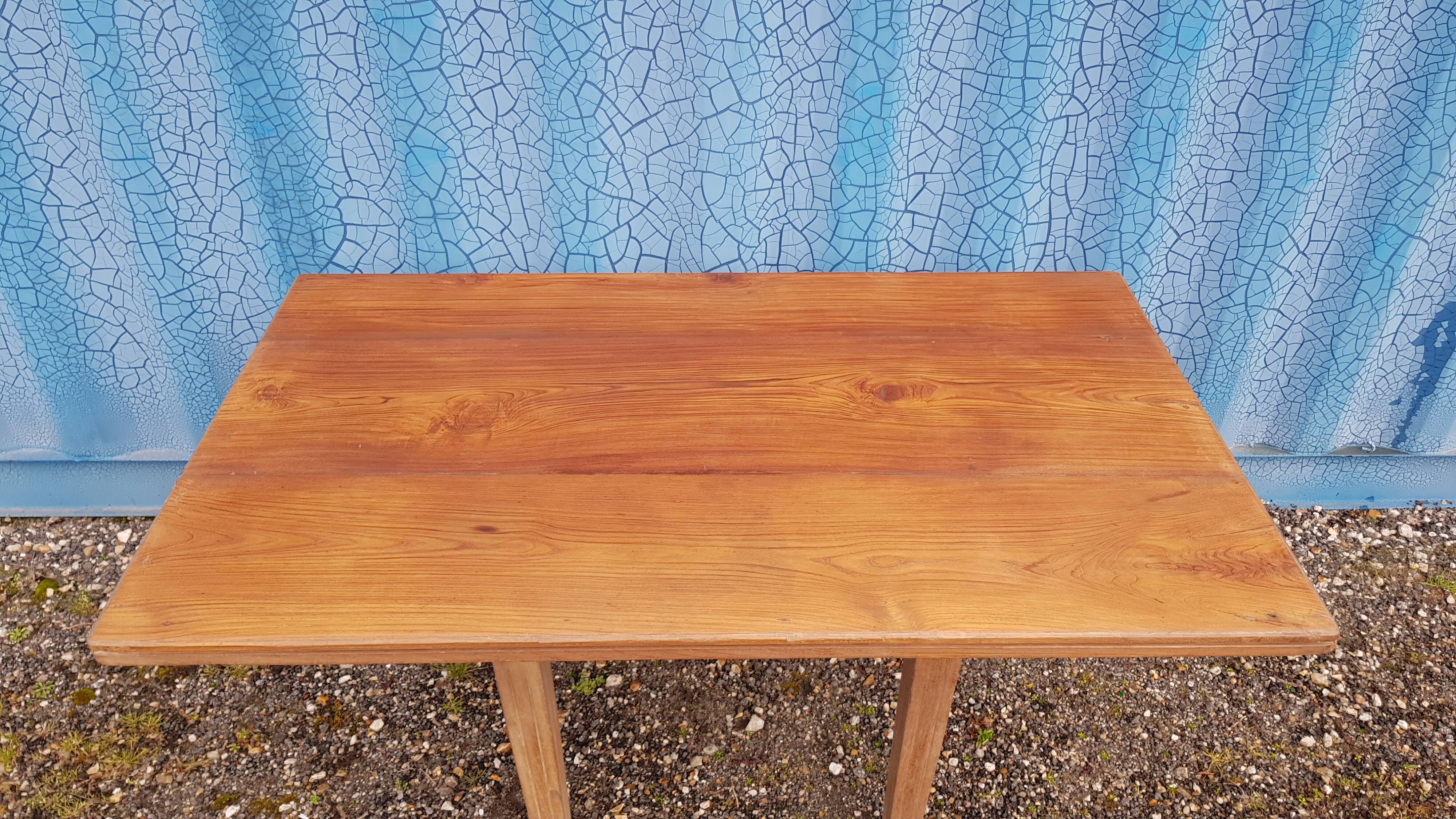Old Burmese teak dining table