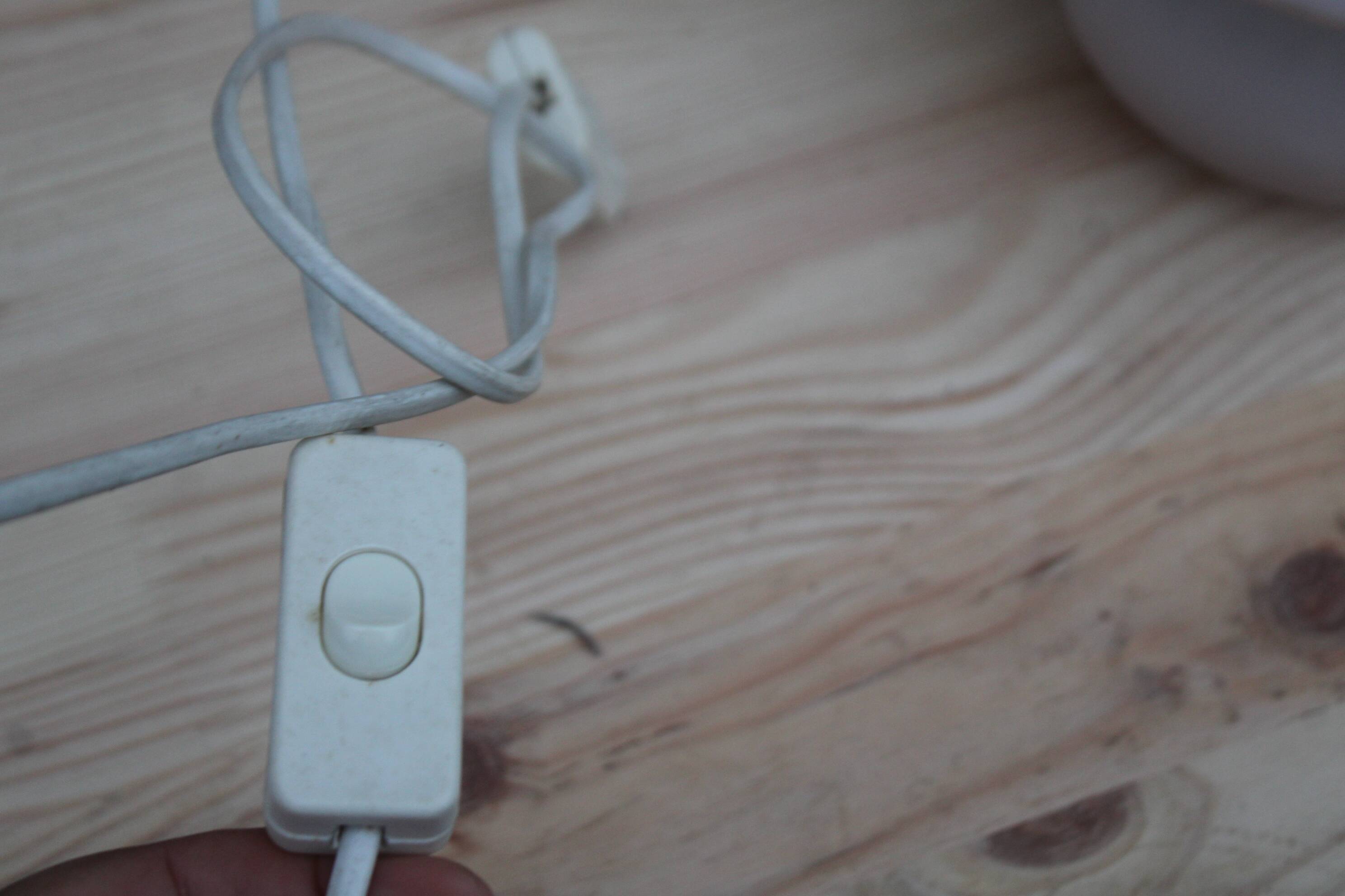 Vintage opal glass lamp – Murano style