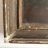 Old portrait of a woman from the Empire period (circa 1820) 54X64cm