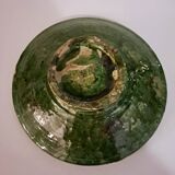 Green ceramic dish from Tamegrout