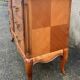 Louis XV style crossbow chest of drawers with 3 cherry drawers, 1960s