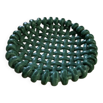 Round Fruit Bowl - Jerome Massier - Vallauris - Signed Piece - 33 Cm