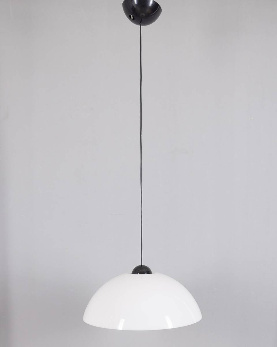 Vintage 1980s Plastic Pendant Lamp by Martinelli Luce