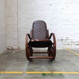 Chaise à bascule style Thonet