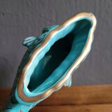 Fish Turquoise Vase 1950 Paby