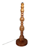 Scandinavian floor lamp in pine