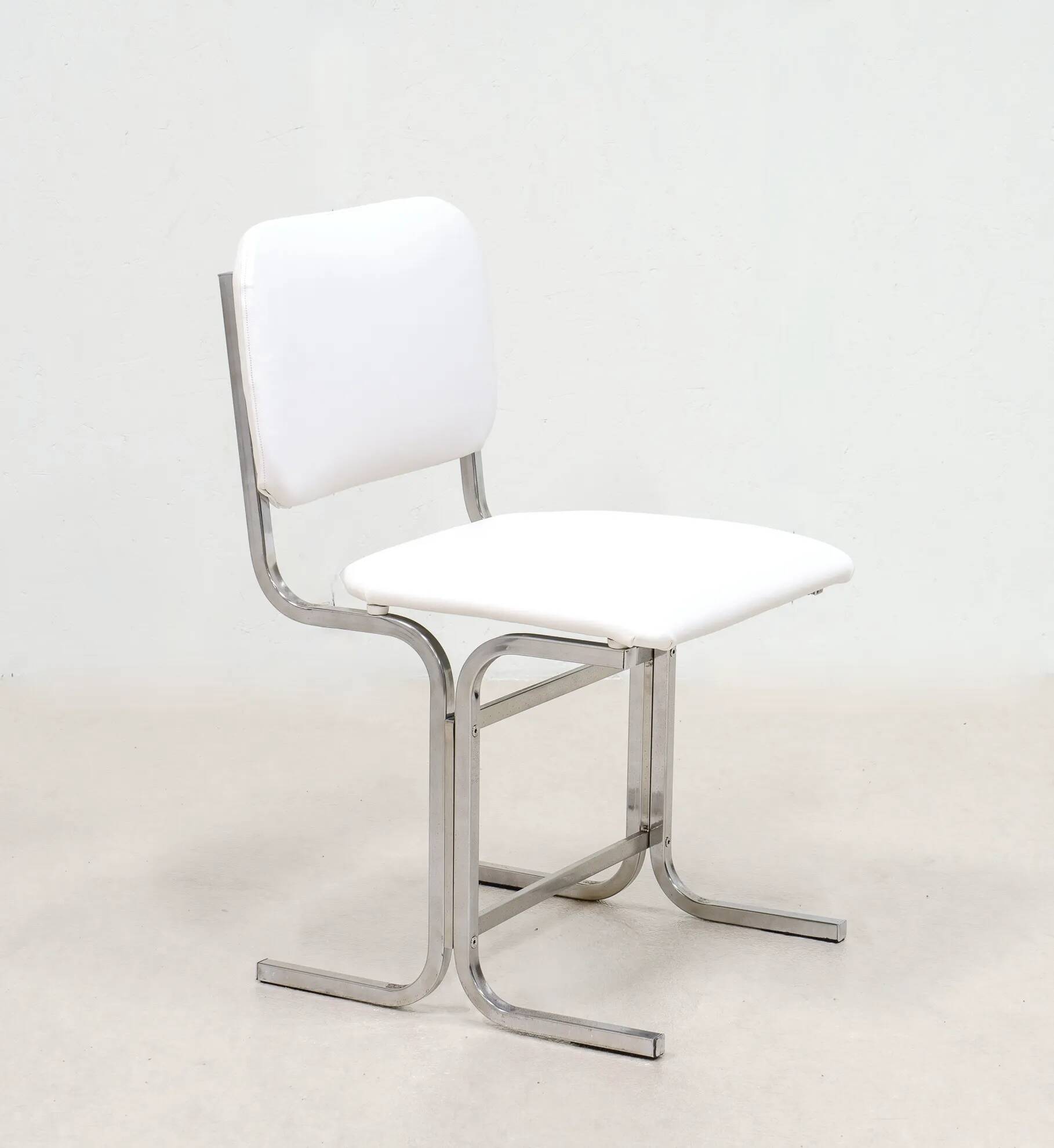Six chairs. Italy 1970s.