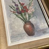 André Roose (Né en 1925), Le bouquet, huile sur toile encadrée