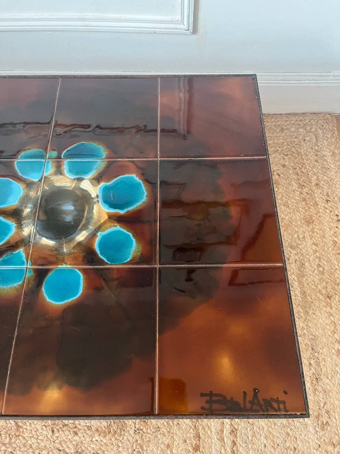 Ceramic coffee table signed BELARTI, 1960s