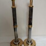 Pair of modernist lamps from the 80s.