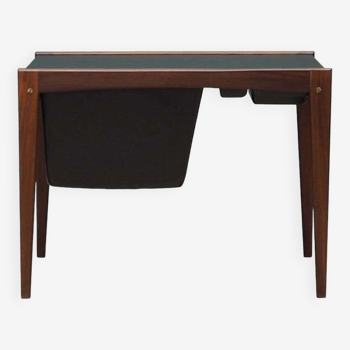 Table à coudre en teck, design danois, années 1960, production : Danemark