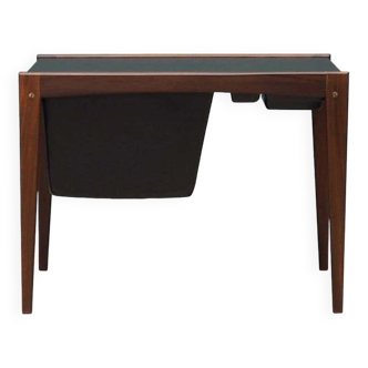 Table à coudre en teck, design danois, années 1960, production : Danemark