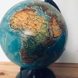 World map lamp