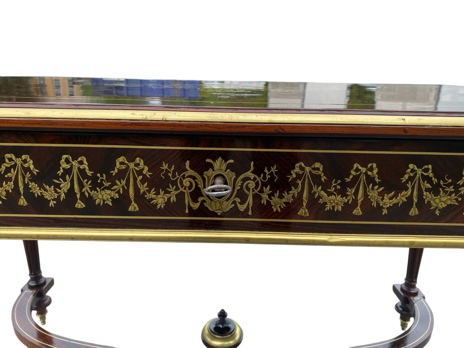 Napoleon III marquetry desk table