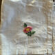 4 old table napkins