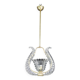 Lustre en verre de Murano Art Déco par Ercole Barovier, années 1940.