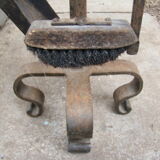 Old wrought iron fireplace accessories