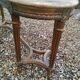 Louis XVI style gilded wood piano bench