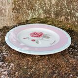 Assiette rose