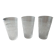 Set of 3 fine glasses, cut crystal, from Baccarat / Saint Louis