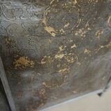 Miroir avec support de rasage réglable en fonte
