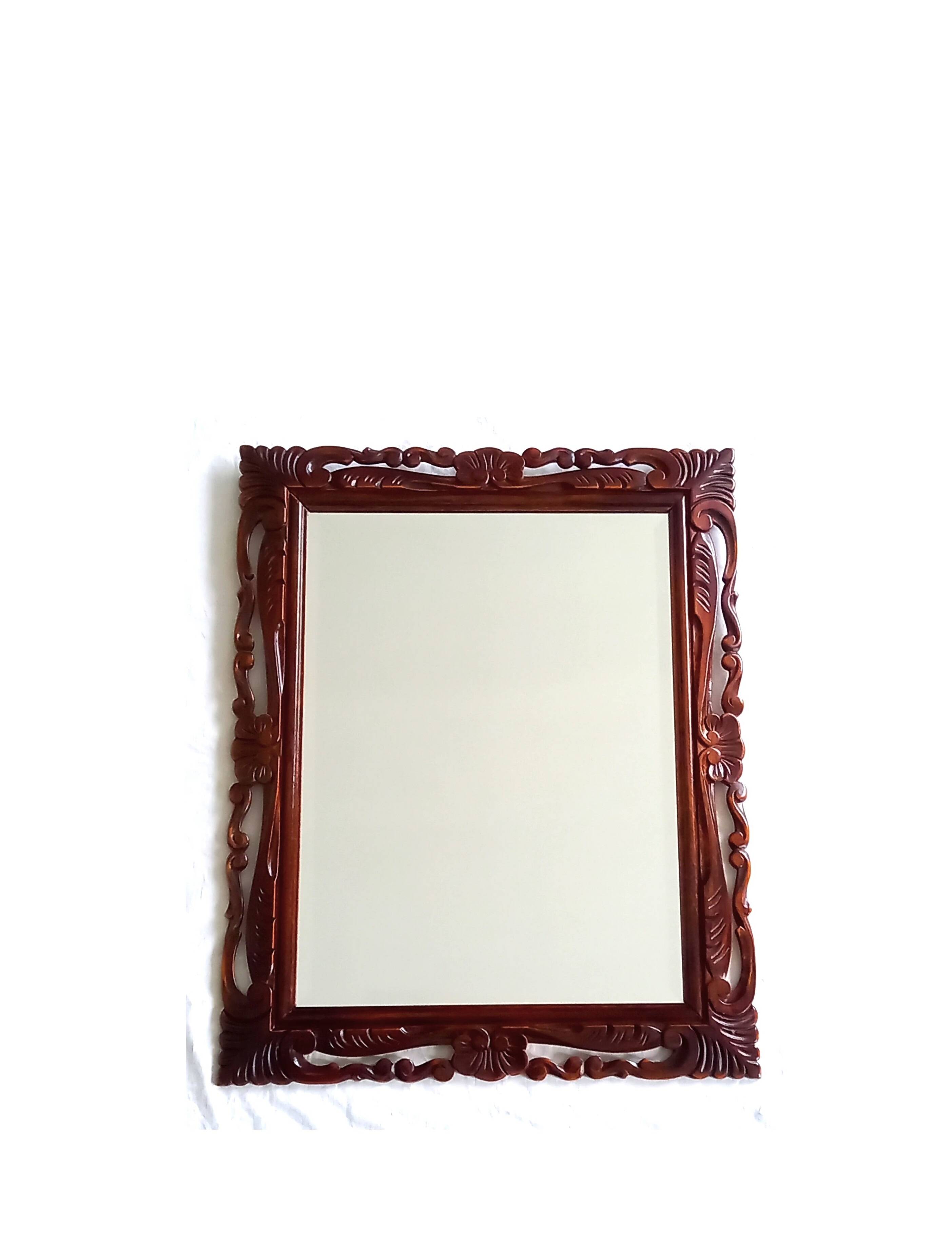 Large carved mirror neobaroque style