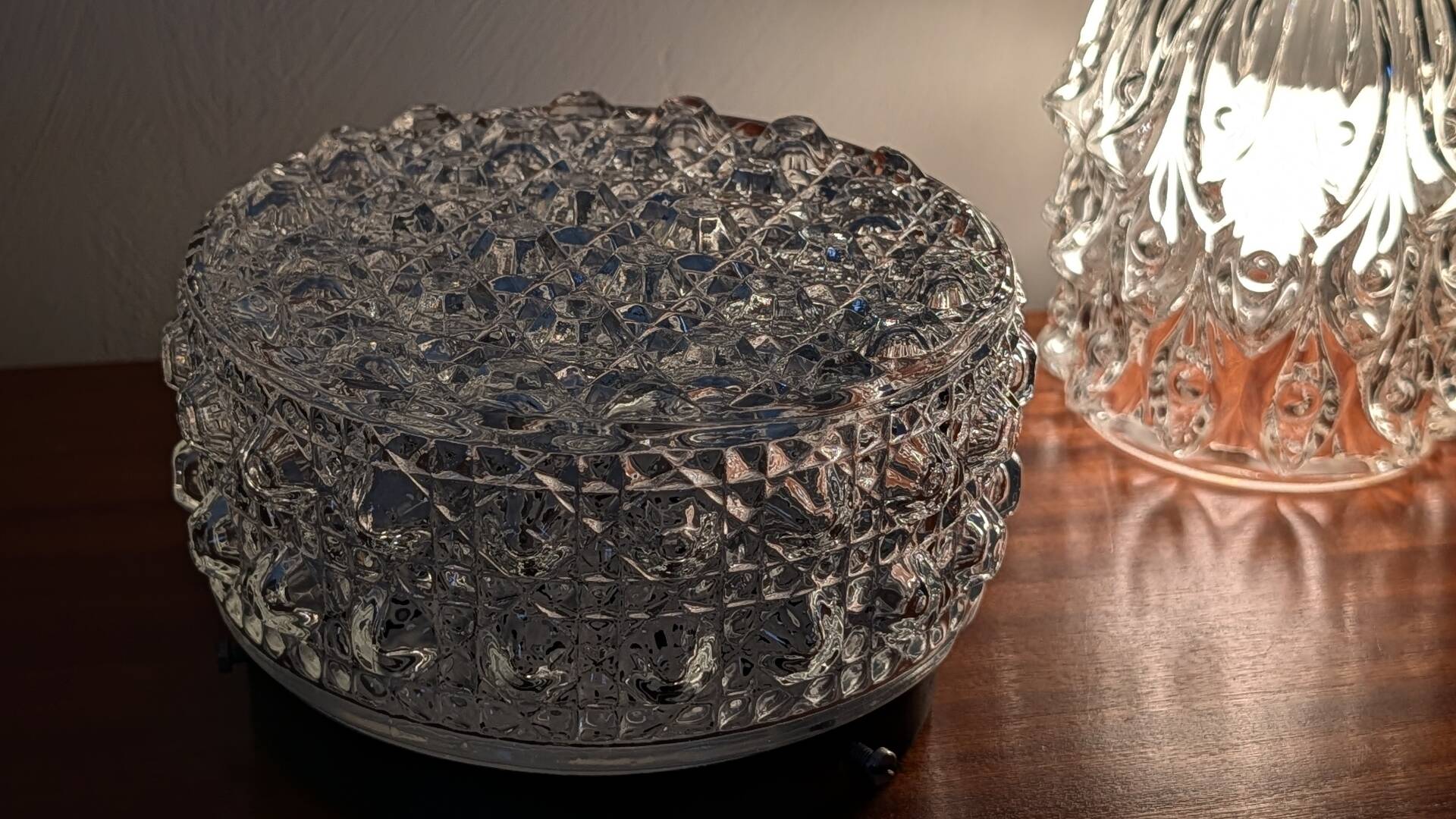 Prisma diamond glass ceiling light