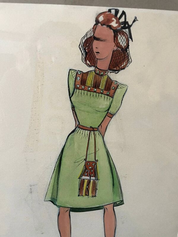 Dessin de mode G Mazoyer