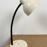 Beige industrial gooseneck table lamp, 1960s