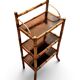 Étagère sur pied en laque du Japon et bambou, époque 1900