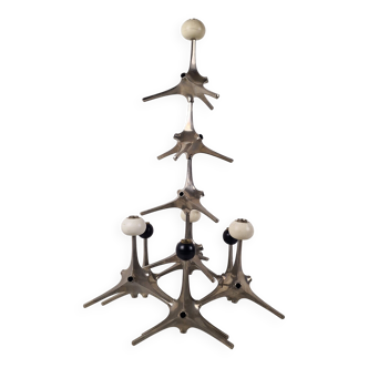 Iconic Modular Candleholder by Caesar Stoffi & Fritz Nagel, Germany, 1960s