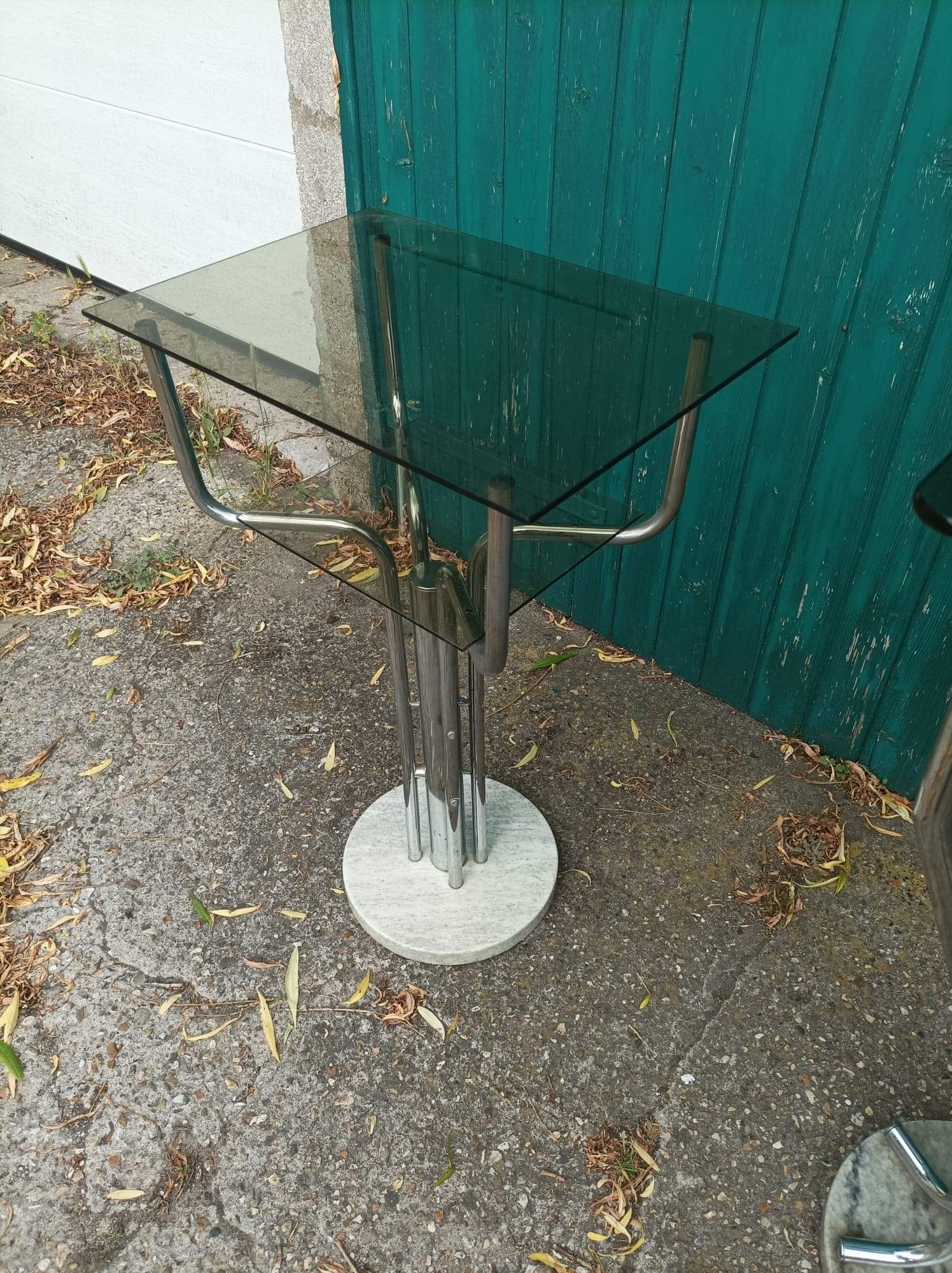 Console table vintage 1960/1970 chrome