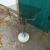 Console table vintage 1960/1970 chrome