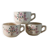 3 cups of Lunéville iron earth