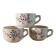 3 tasses terre de fer Lunéville