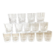 Crystal whisky glasses x15
