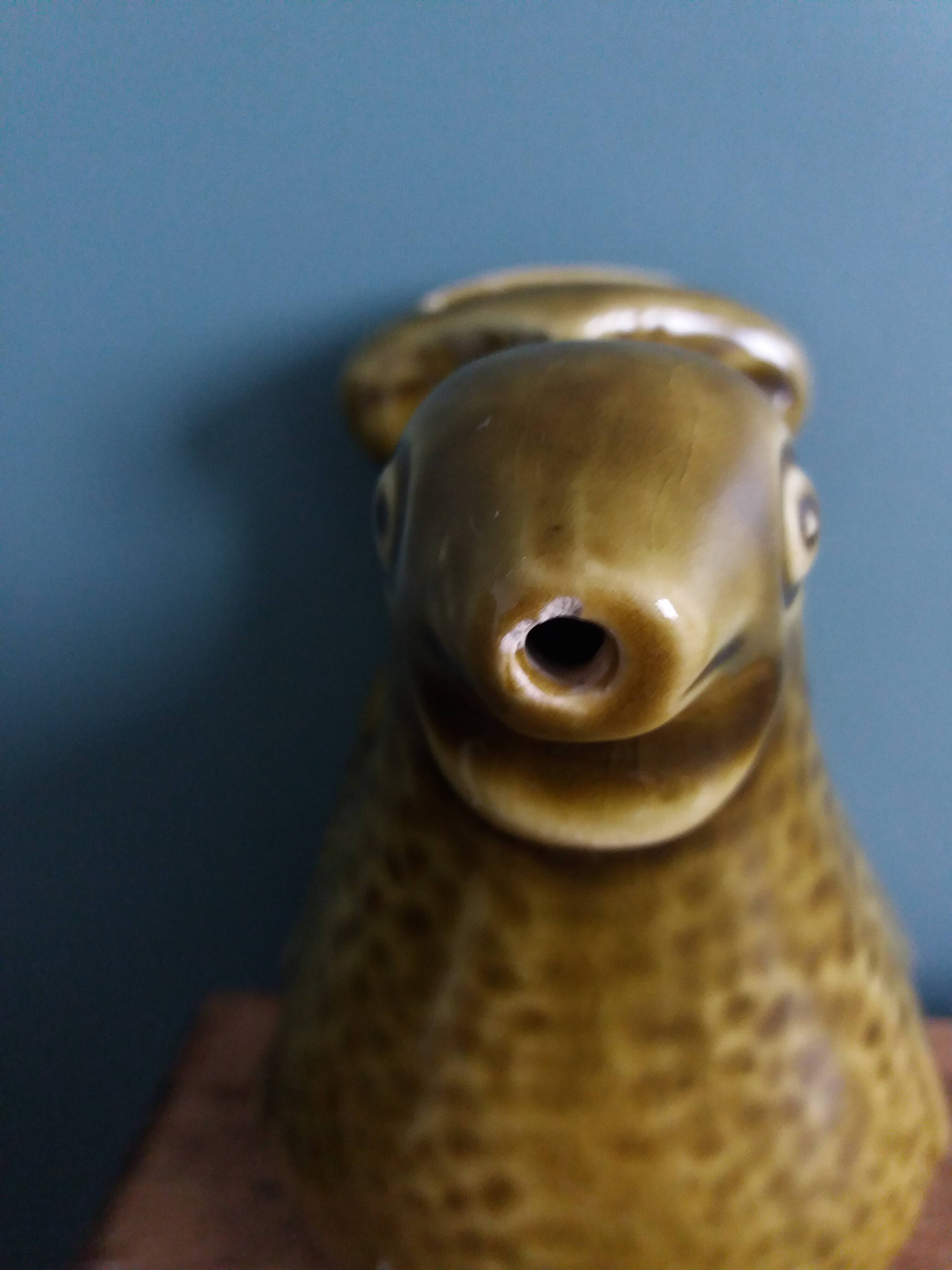 Ceramic Bird String Dispenser Scissor Holder Wall Decor