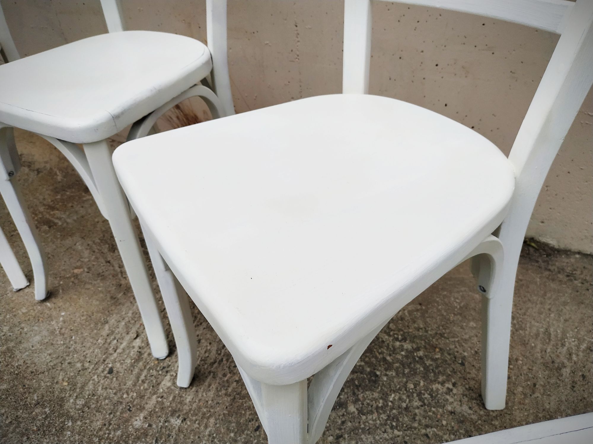 Series of 5 Baumann bistro chairs