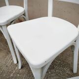 Series of 5 Baumann bistro chairs