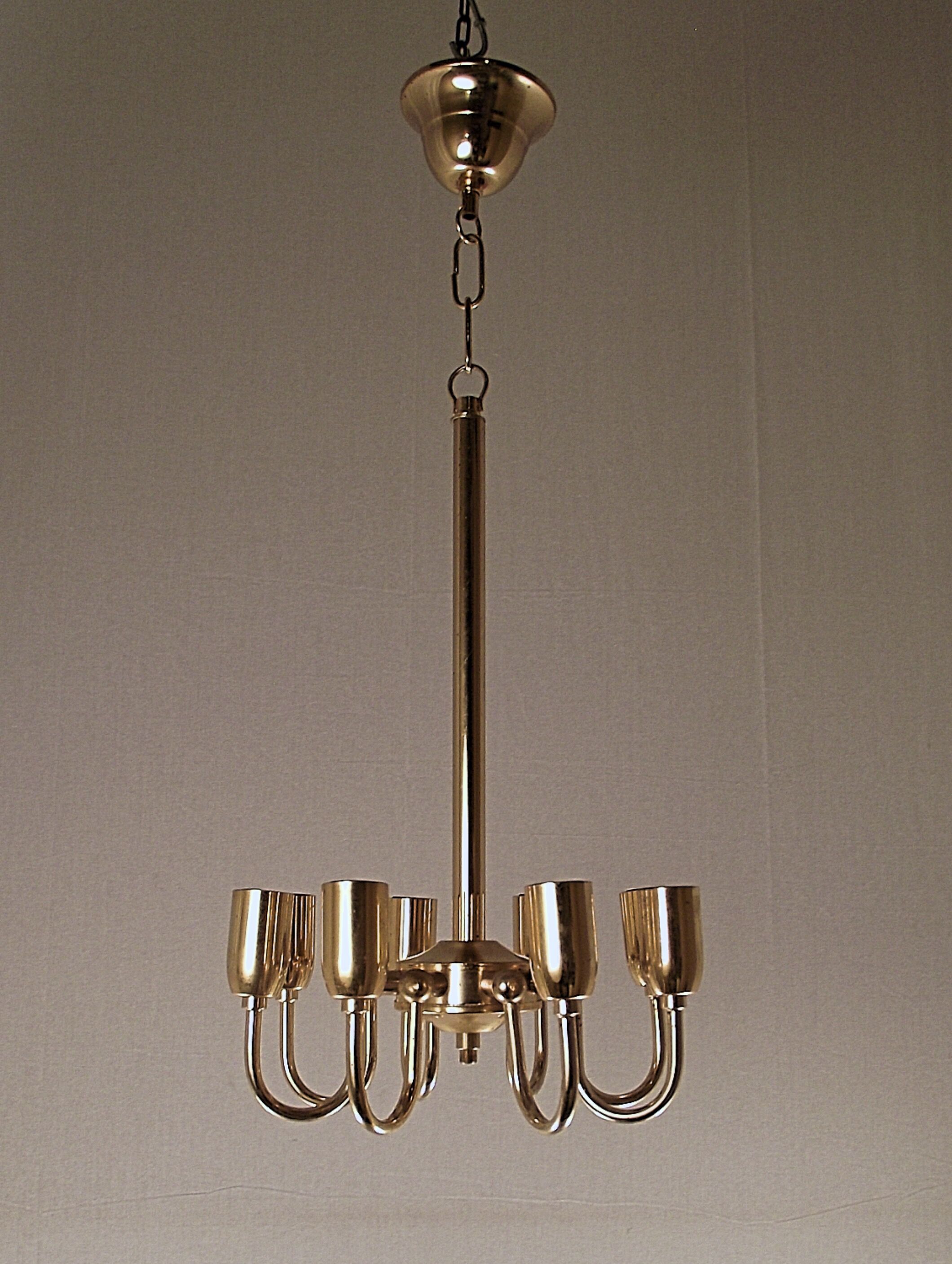 Chandelier with 8 fire french 50s - 60s