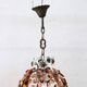Pendant Lamp In Iron And Murano Glass, Italy Early 20th Century