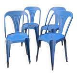 4 industrial chairs from the 50s, Multipl's brand, by Joseph Mathieu