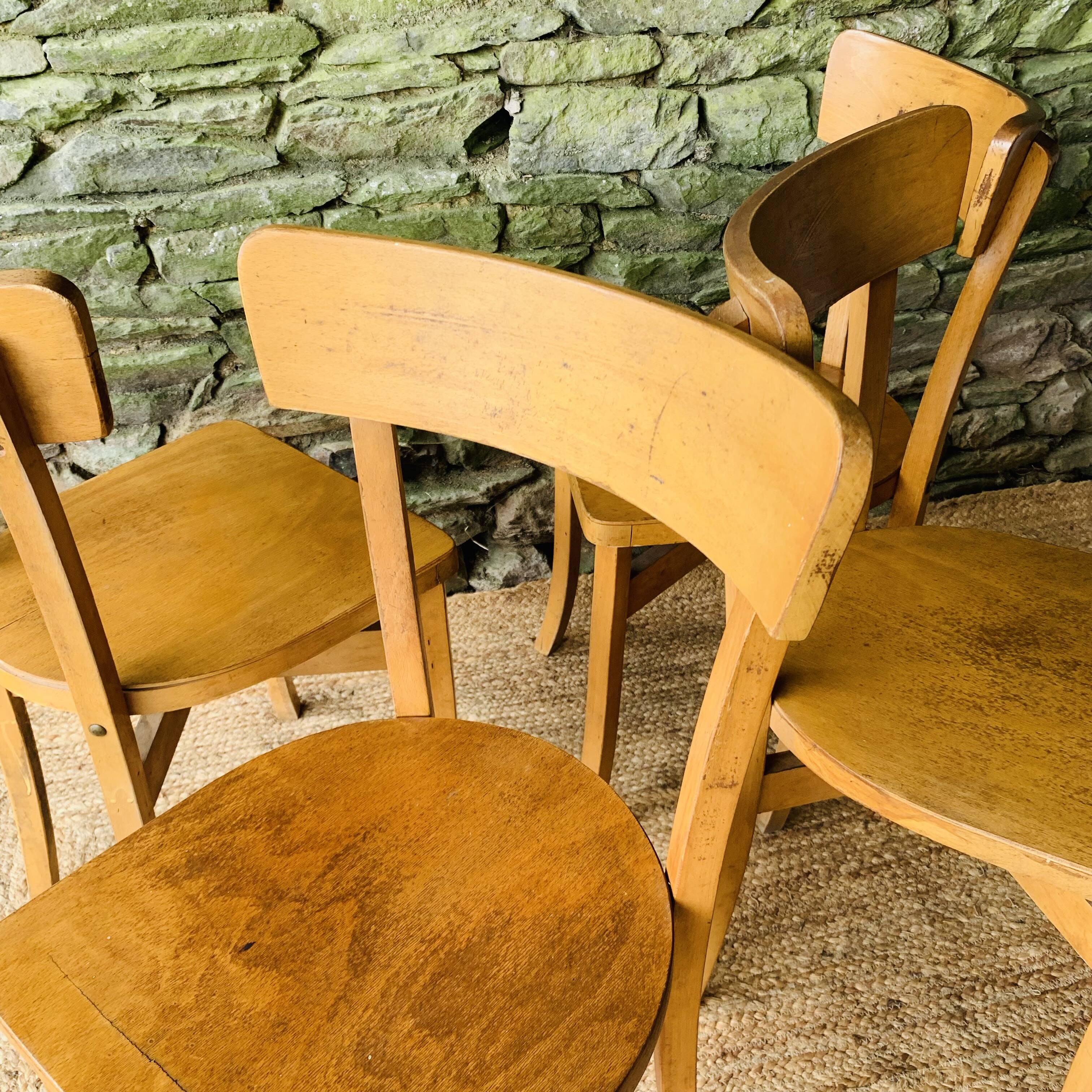 Set of 4 bistro chairs