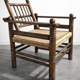 Charles Dudouyt Art Deco armchair 1940