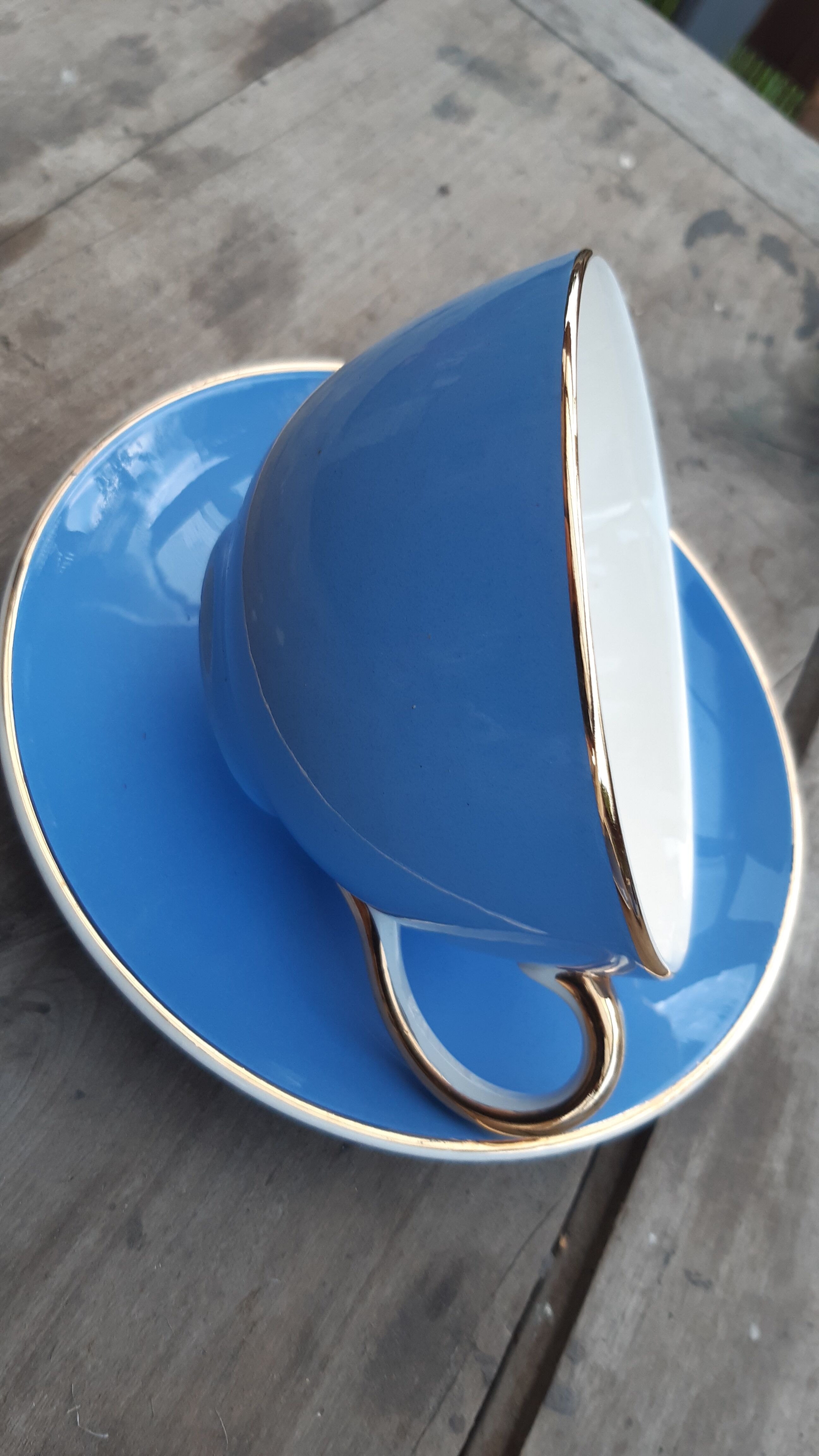 Set of 5 cups and coffee saucers, Villeroy Boch