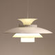 White Danish design hanging lamp