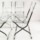 Set of designer folding chairs, Maison & Jardin Paris, 1970s