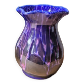 Enameled porcelain vase