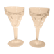 2 glasses absinthe absinthe in blown glass, 1930s